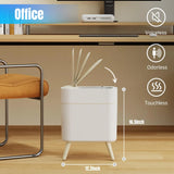 Motion Sensor Trash Can 2.5 Gal Smart Waste Bin Automatic Touchless Slim Bathroom