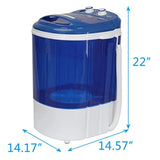 2-IN-1 Portable Washer and Spinner Combo 5.7LBS Mini Washing rain Pump and Hose Semi-Automatic