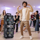 Portable 3000W Bluetooth Speaker Subwoofer Heavy Bass Sound