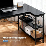 L Shaped Desk 39 Inch Computer Desk Gaming Desks Home Office PC Table