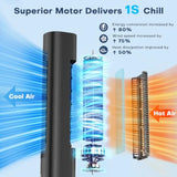 Bedroom portable air conditioner, evaporative cooler with plastic housing