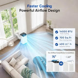 Portable air conditioner for home use, 14000 BTU cools up to 700 sq.ft,