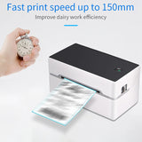 SIHAO 40-80mm Wireless Thermal Label Printer, Bluetooth Portable For Shipping