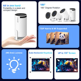 HD Native 720P 290 ANSI BT5.4 Android 14 Home Theater Outdoor Projector