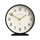 Modern Classic Round Mantel Clock Contemporary Style for Mantel Desk