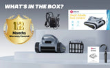 (2025 New) Cordless Robotic Cleaner, for Inground Pools up to 2000 Sq.f