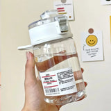 350/550ml Travel Plastic Clear Drinking Bottle Sports Water Bottle Drinking Cup
