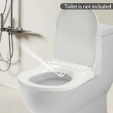 Non-electric Smart Toilet Seat, Bidet Toilet Seat, WIIth Dual Nozzle 3 Flushing
