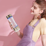 380ml Hydrogen Water Generator Bottle Electric USB Rechargeable Hydrogen Water Bottle