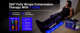 Leg Compression Massager for Circulation and Pain Relief,, Cordless