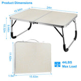 Foldable Laptop Table Notebook Bed Portable Folding Laptop Computer Desk