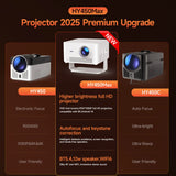 Magcubic HY450MAX Portable Outdoor Projector 1100ANSI 1080P Auto Focus