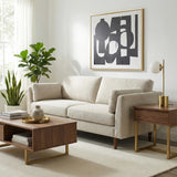 Ethereal Modern Small Brass Metal Table Lamp with White Glass Globe Shade