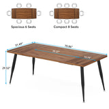 Tribesigns 6FT Conference Table, Rectangular Meeting Room Tables,