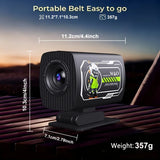 2026 New 1080P Projector Portable Wired w/ Speakers For Phone Movies
