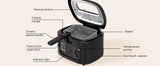 1600W Electric Deep Fryer with Adjustable Temperature Control, 84.54oz Non-Stick