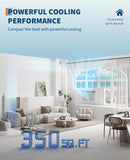 8000Btu Smart Air Conditioner Window Remote/App Control,Cools Up to 350 Sq. Ft