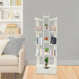 KOLHGNSE Open Shelf Bookcase Cabinet 15-Compartment Floor Standing Shelves Books Display