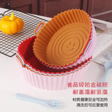 1PC Reusable Airfryer Pan Liner Accessories Silicone Air Fryers Oven Baking Tray Pizza