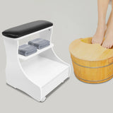 Foot Bath Stool Foot Rest Pedicure Manicure Funiture Trolley Footbath