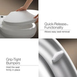 4734-RL-0 Rutledge Soft Close Toilet Seat Quiet-Close Lid Grip-Tight Bumpers