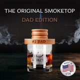 Engraved Cocktail Smoker Kit, Torch, 90ML Butane, with Cherry, Hickory, Maple