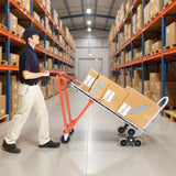 Aluminum Alloy Heavy Duty Hand Truck Dolly Cart with Wheels Folding Stair Climbing Cart