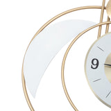 Large Modern Metal Wall Clocks with Swing Pendulum for Kitchen, Living Room