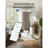 Large Room 1000 sq ft Cool Mist Humidifier with Remote/Touch/Voice & App Control