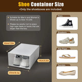 24 Pack Foldable Shoe Rack, Space-Saving Home & Office Organization