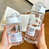 350/550ml Travel Plastic Clear Drinking Bottle Sports Water Bottle Drinking Cup