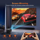 4k Android Home Cinema Outdoor  Smart Voice Remote Control Projector