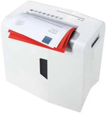 10-Sheet Strip-Cut Paper Shredder, P-2 Security Level, 4.8 Gallon