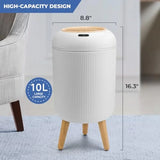 Smart Sensor Wastebasket, Convenient and Hygienic Easy to Use, Technology Sensor Waterproof