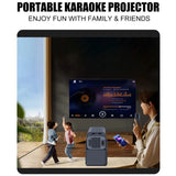 Minl Outdoor projector karaoke projector 1080P portable home KTV camping