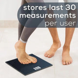 GS435B Glass Bluetooth Scale for Body Weight with BMI Composition Measurement, Smart Digital Bathroom Scales