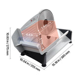 SucceBuy 6.7-10 inch Meat Slicer Electric Deli Slicer Machine with two SUS420 Blades