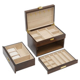 3 Tier Jewelry Box, Jewelry Storage, Pull Out Drawer for Earring Ring