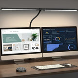 LED Desk Lamp for Home Office - Desk Lamp with 5-Color Stepless Dimmer