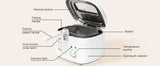 1600W Electric Deep Fryer with Adjustable Temperature Control