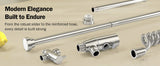 Tandem Shower Head For Couples, Dual Shower Head with Original Adjustable Slider, High Pressure