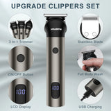 Solimpia hair clipper set T blade hair barber clippers gentleman hair cutting machine