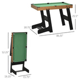 38'' Mini Pool Table Set Tabletop Billiards Game, Fun for Whole Family