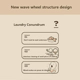 Portable mini washing machine for baby and pet clothes, 9L capacity, foldable round body