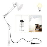 Desk Lamp With Clamp for Home Office, Eye-Caring Clip on Light