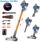 Honki 78KPA Cordless Vacuum Cleaner with LED High Power for Pet Hair