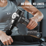SucceBuy Deep Tissue Electric Massage Gun for Pain Relief Muscle Relaxation