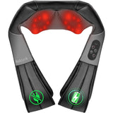 Cordless Neck and Back Massager with Heat for Deep Tissue Relief: Electric