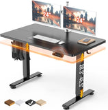 47.2" Electric Standing Desk with Memory Presets, Adjustable Height Computer Table