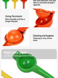 Home Manual Lemon Squeezer Aluminum Alloy Hand Pressed Orange Fruit Juicer